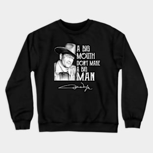 super star quote black and white Crewneck Sweatshirt